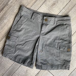 Eddie Bauer Women's Cargo Shorts - Gray